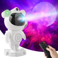 Lemputė astronautas led žvaigždžių projektorius kosmonautas (be mėnulio)