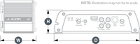 JL Audio JX-500.1 stiprintuvas