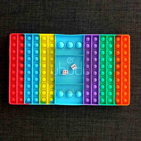 POP IT - MAXI antistresinis žaislas (STALO ŽAIDIMAS SU KAULIUKU 32cm popit)