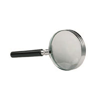 Padidinimo stiklas (lūpa), 90mm, metalinis rėmas, 3x didinimas