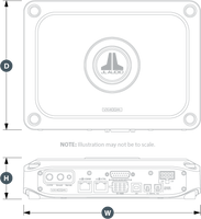 JL audio JLVX400/4i stiprintuvas