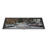 Monitorius 9" ant veidrodžio su priekine ir galine kamera 12-24V