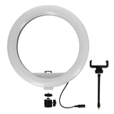 Žiedinė LED lempa RING 12" 200W